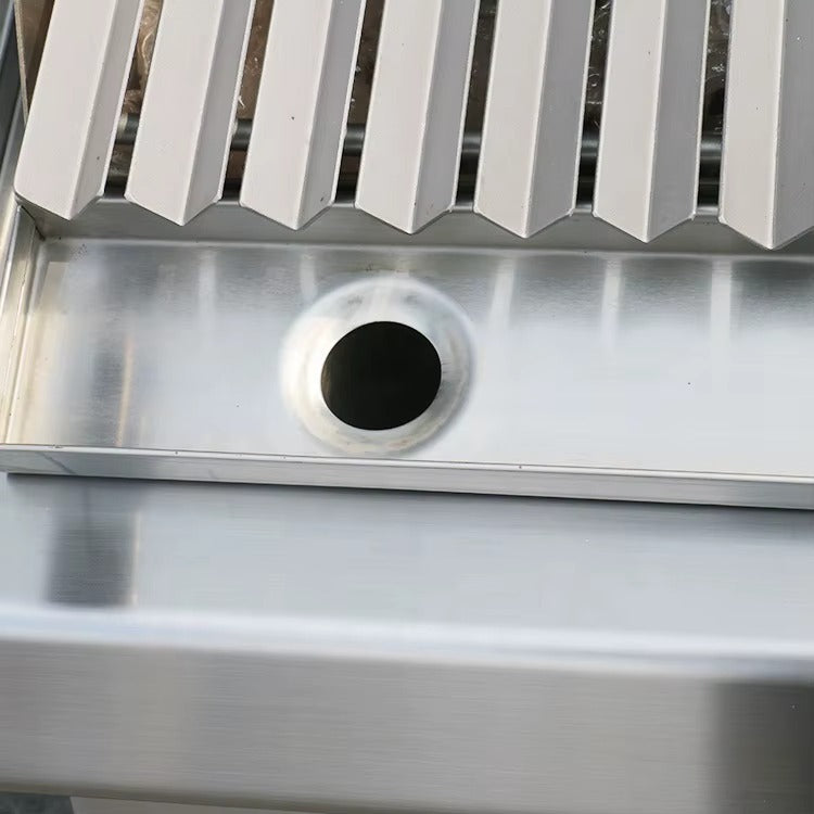 Parrillas de gas para encimera (400 x 700 x 430 mm) E-RQH-400X