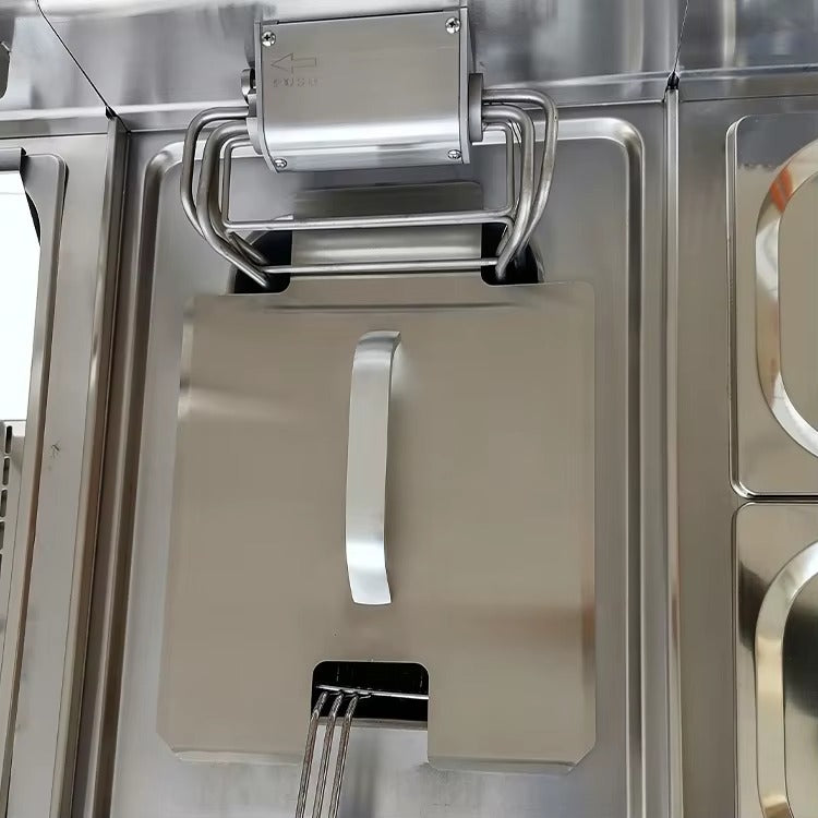 Freidoras eléctricas de encimera, 2 reguladores de temperatura, 2 x 20 lb, E-DZ-600X