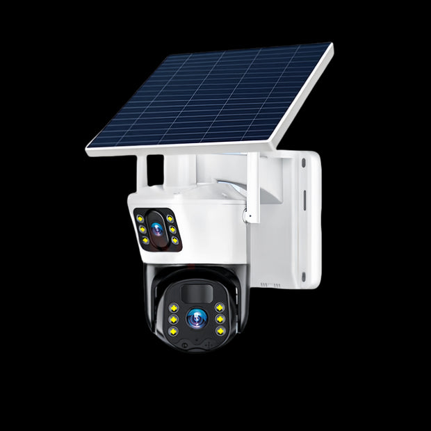 Surveillance solaire sans électricité ni réseau caméra panoramique 360 ​​HD